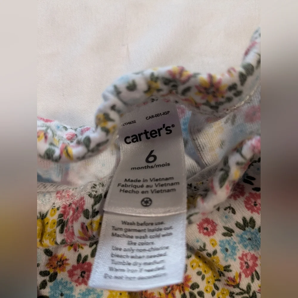 Carter's Girls 6 Months‎ Pants - 2 Pairs